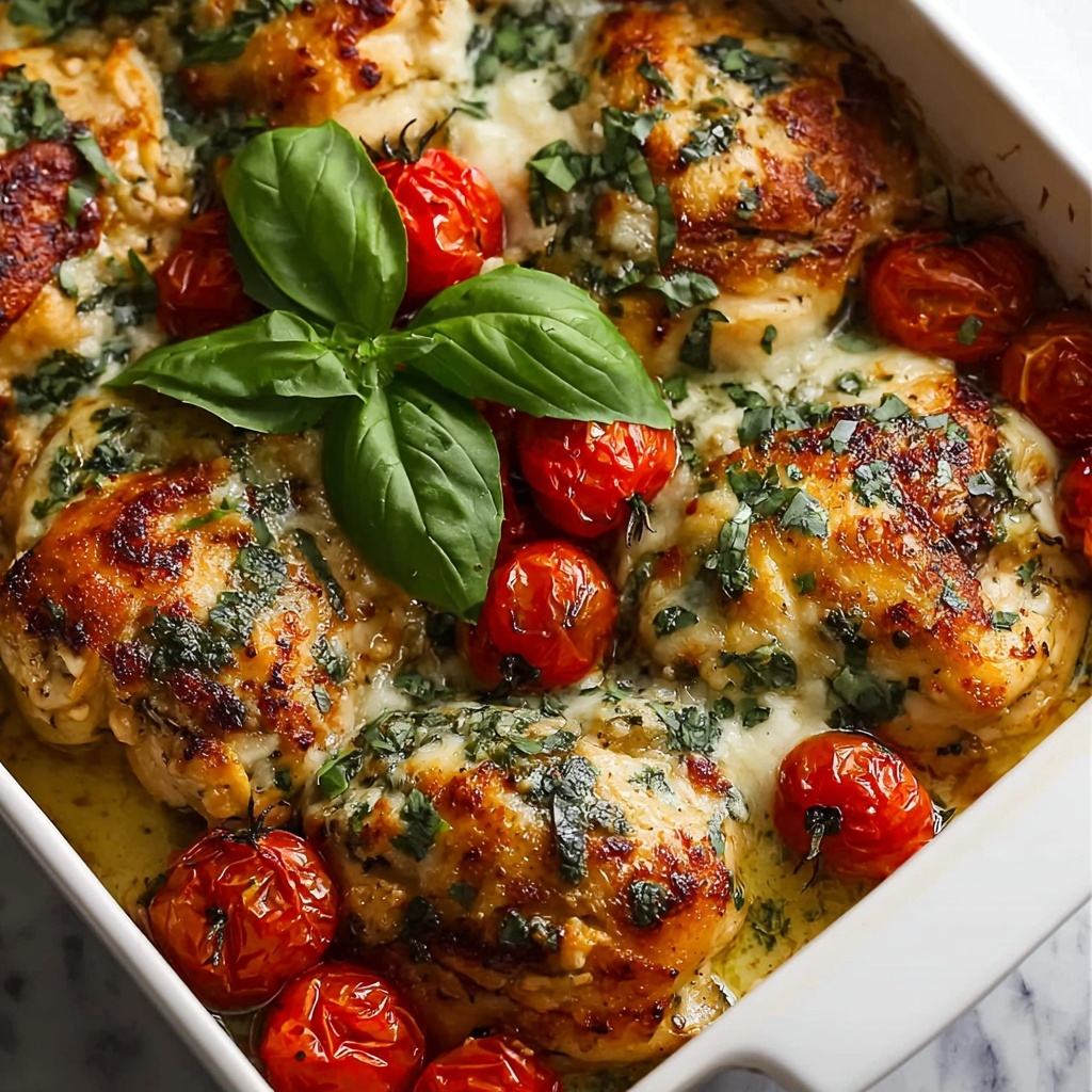 Baked Tuscan Chicken Casserole Recipe - Recipe Image