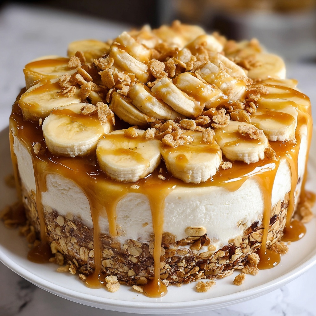 Banana Pudding Crunch Cheesecake Recipe - Recipe Image