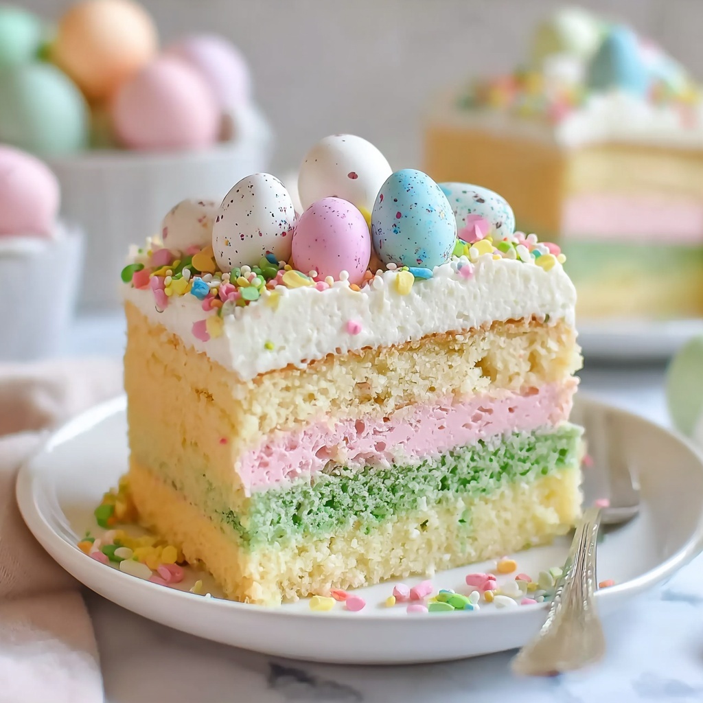 Easter Poke Cake Recipe - Recipe Image