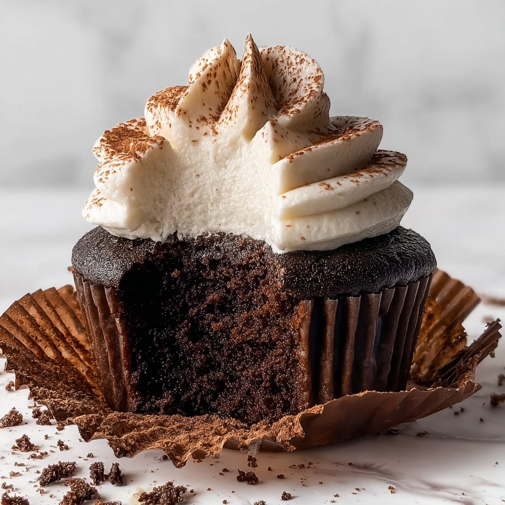 Chocolate Tiramisu Cupcakes Recipe - Recipe Image