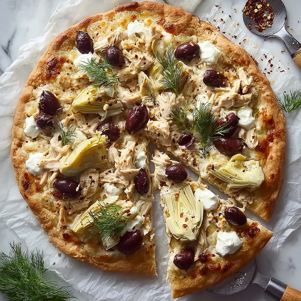 Chicken Tzatziki Pizza Recipe - Recipe Image