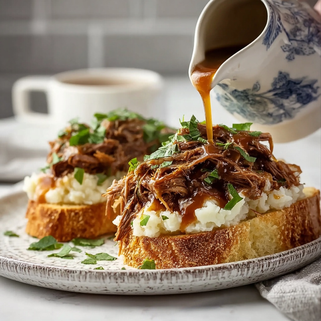 Slow Cooker Shredded Roast Beef Sandwiches Recipe - Recipe Image