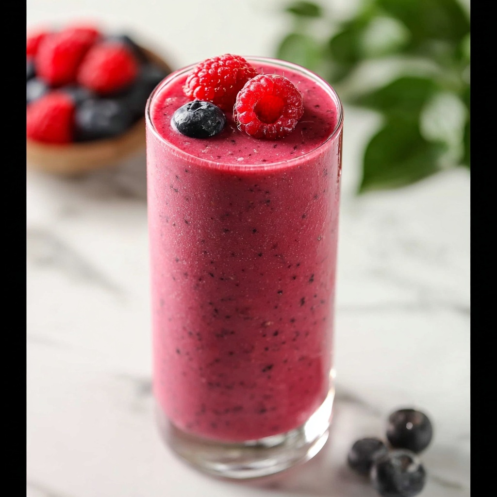 Mixed Berry Smoothie Recipe - Recipe Image