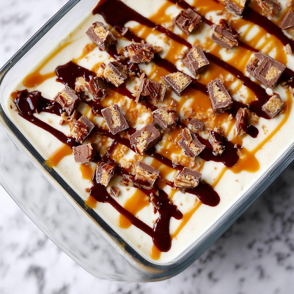 TWIX Ice Cream Cake Recipe - Recipe Image