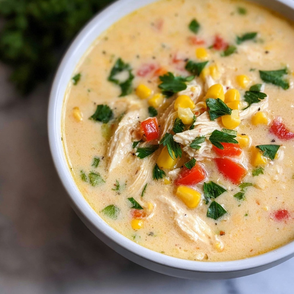 Creamy Chicken Corn Chowder Recipe - Recipe Image