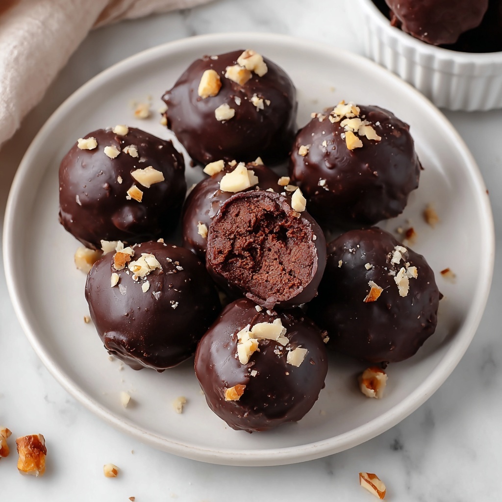 No-Bake Brownie Bites Recipe - Recipe Image
