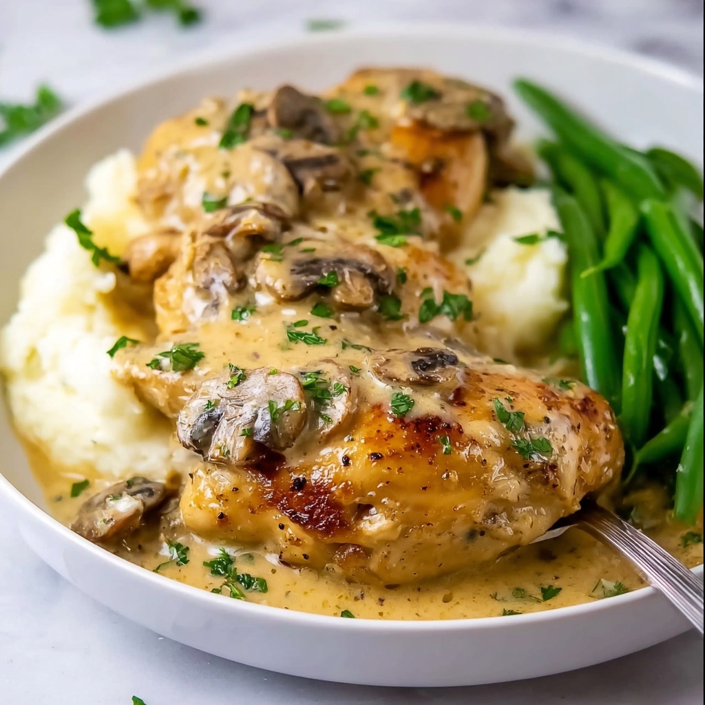 Creamy Garlic Chicken Recipe - Recipe Image