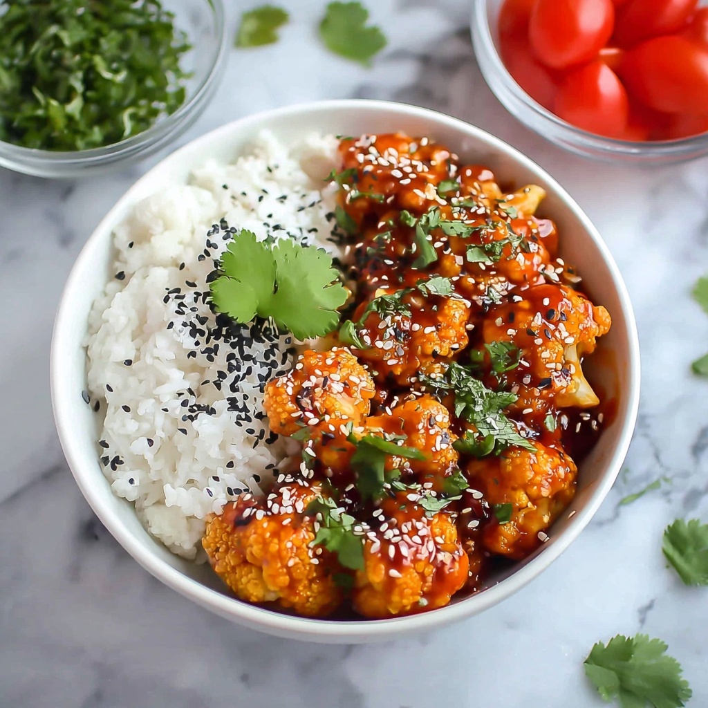 Sticky Sesame Cauliflower (Vegan Recipe) Recipe - Recipe Image