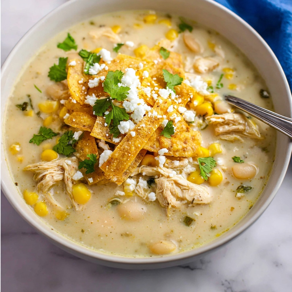 Slow Cooker Salsa Verde Chicken Soup Recipe - Recipe Image