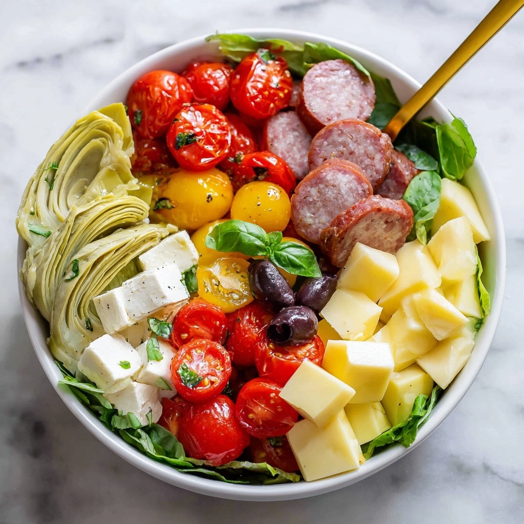 Homemade Antipasto Salad Recipe - Recipe Image