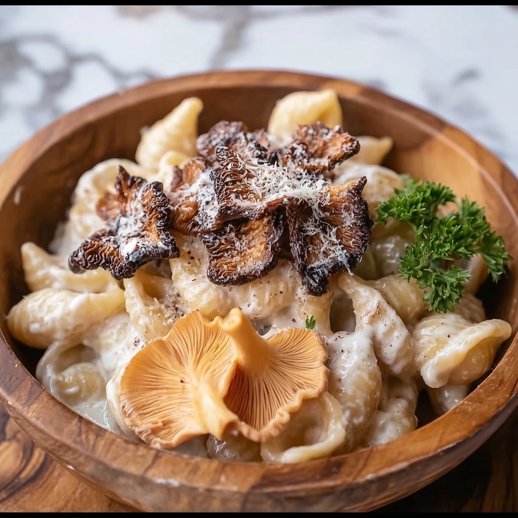 Morel Mushroom Pasta Recipe - Recipe Image
