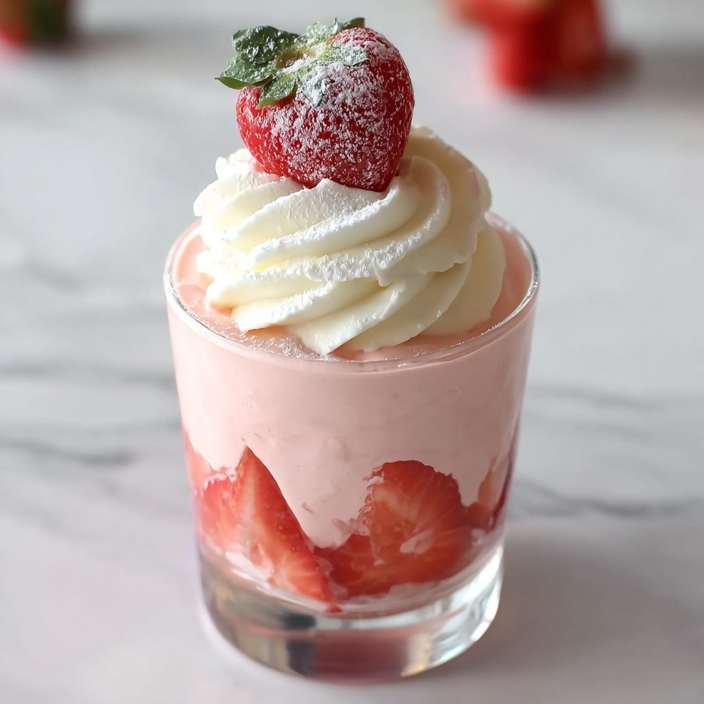 Sweet and Fluffy Strawberry Mousse Recipe - Recipe Image