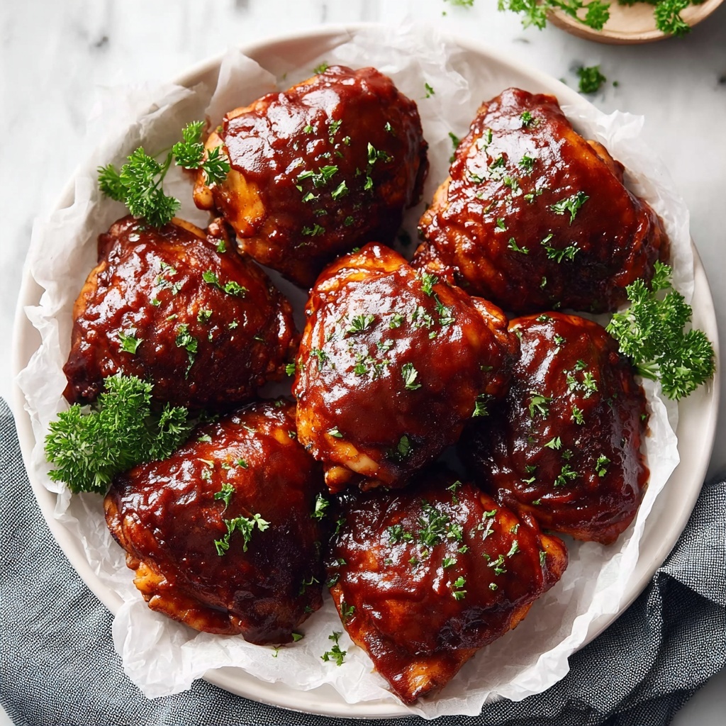 Slow Cooker BBQ Chicken Thighs Recipe - Recipe Image
