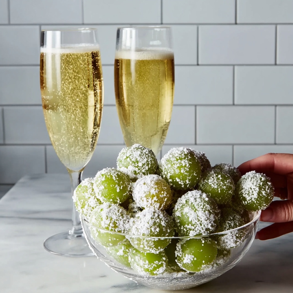 Sweet Prosecco Grapes: A Festive and Refreshing Marinated Fruit Treat Recipe - Recipe Image