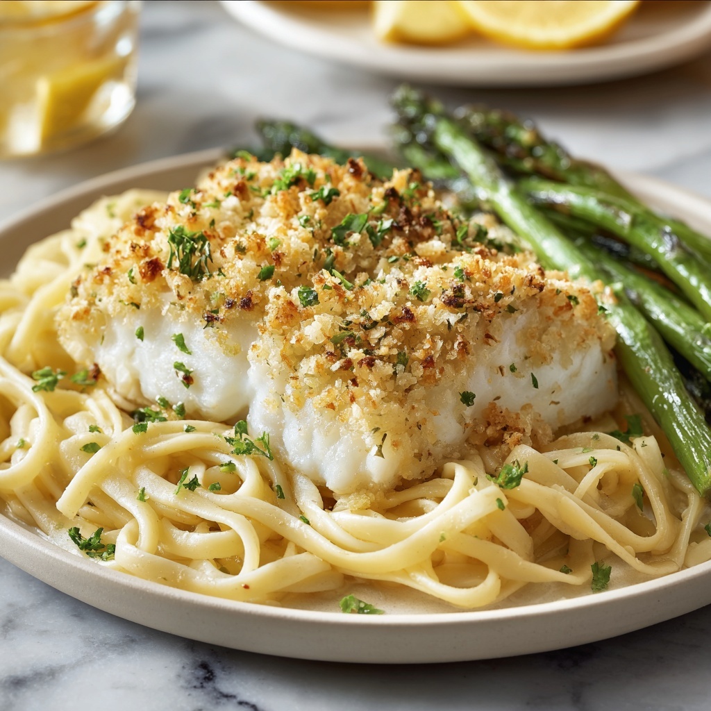 Parmesan Crusted Cod Recipe - Recipe Image