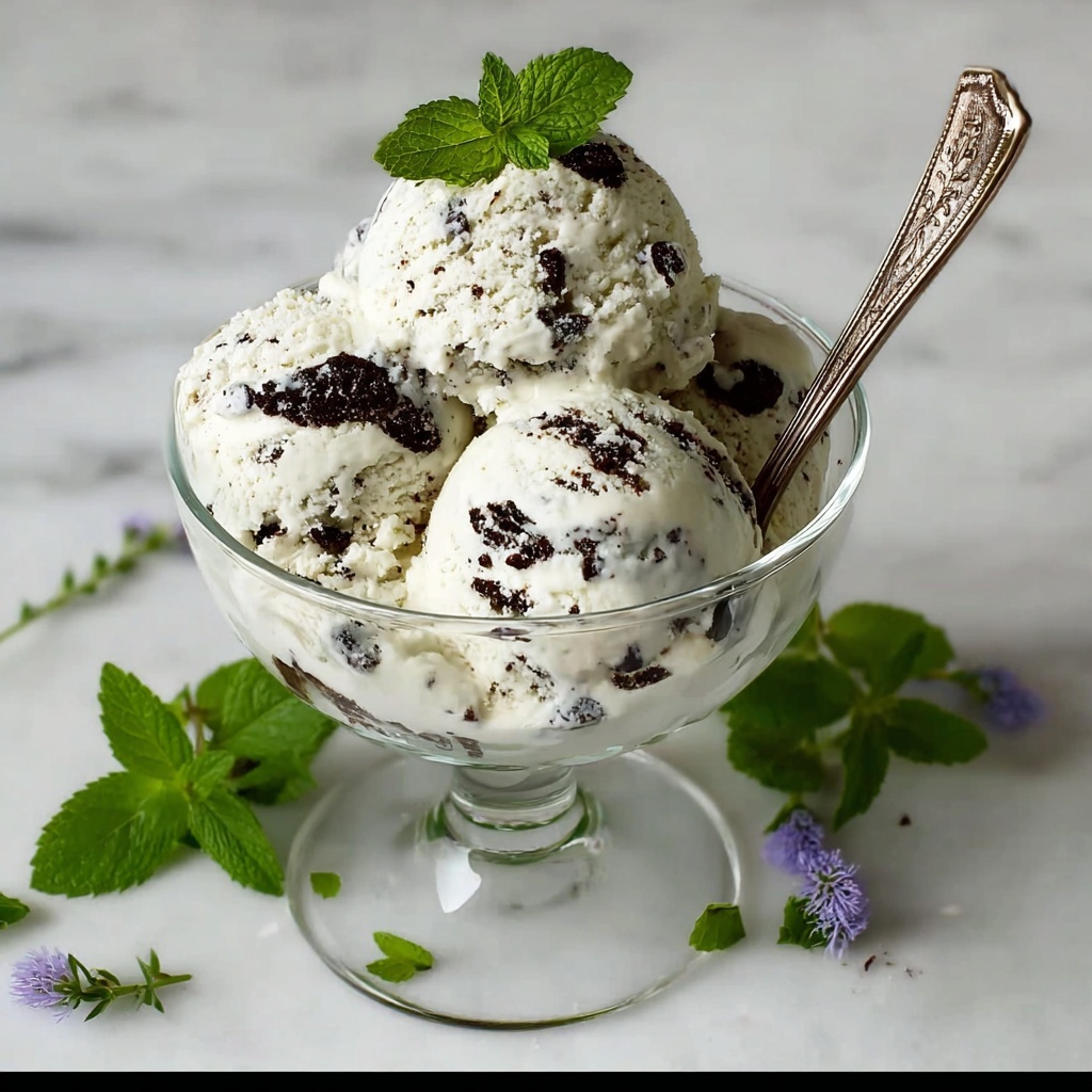 Homemade Mint Chocolate Chip Ice Cream Recipe - Recipe Image
