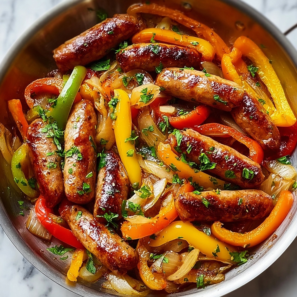 Sausage and Peppers Skillet Recipe - Recipe Image
