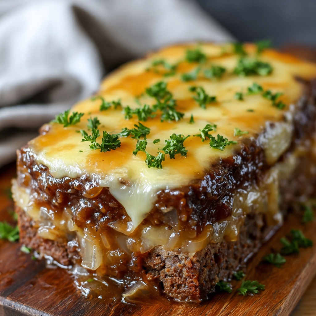 French Onion Meatloaf Recipe - Recipe Image