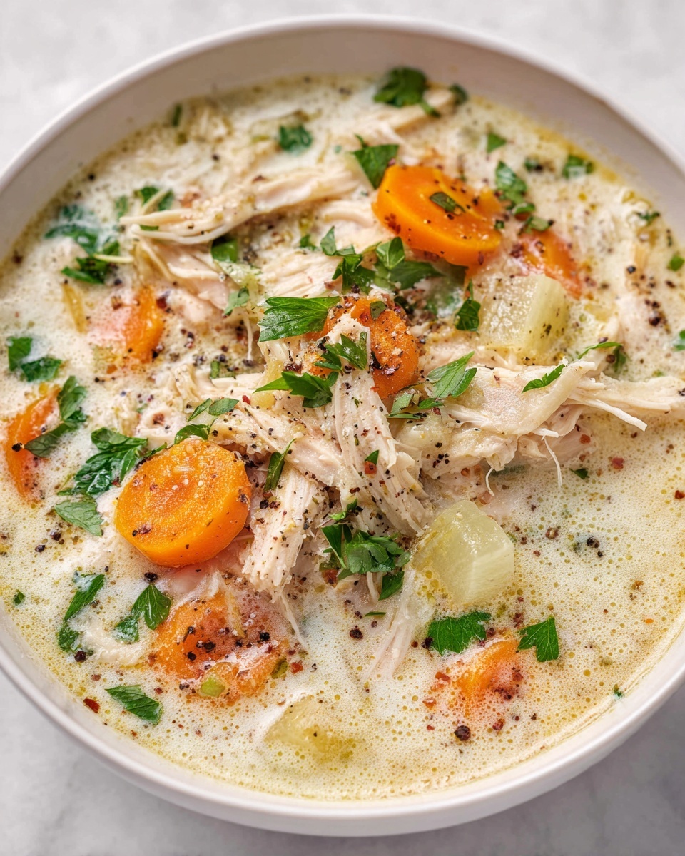 Creamy Rotisserie Chicken Soup Recipe - Recipe Image