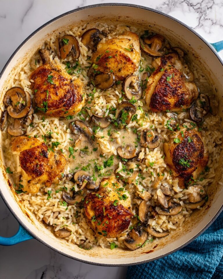 Chicken and Rice with Mushrooms Recipe