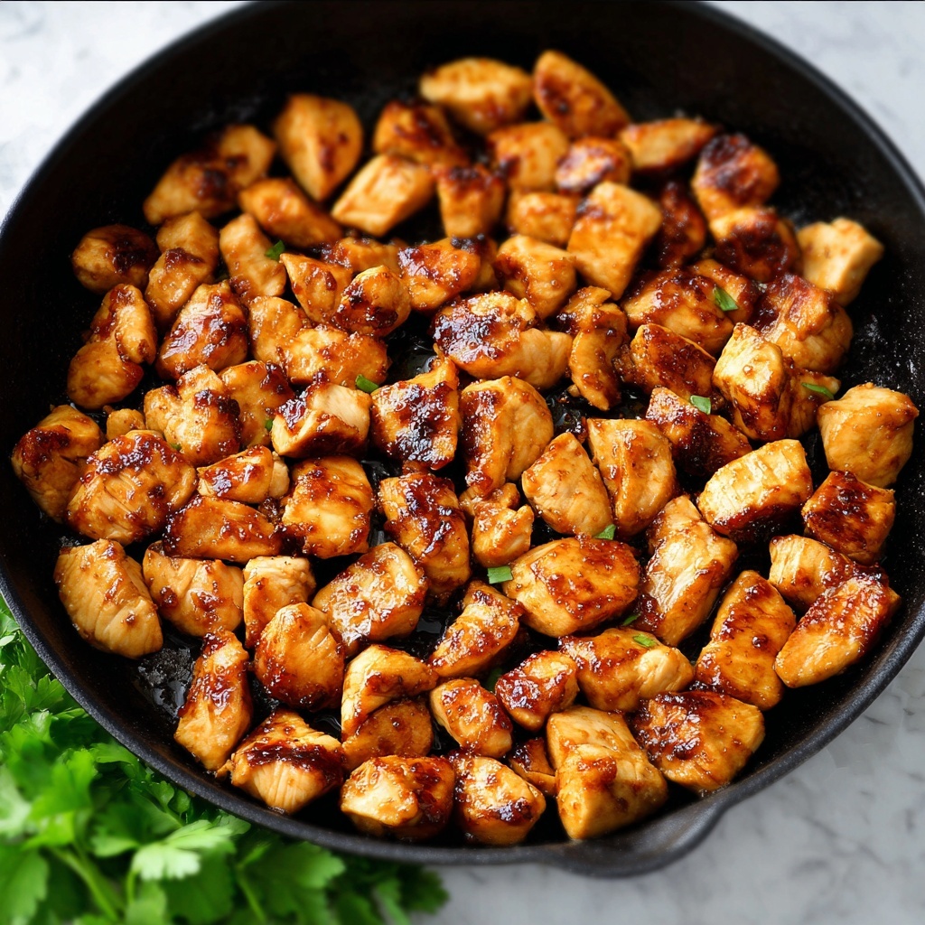 Honey Garlic Chicken Bites Recipe - Recipe Image