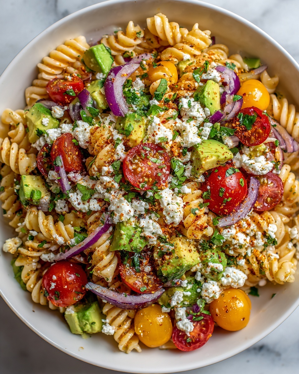 Healthy Street Corn Pasta Salad Recipe - Recipe Image