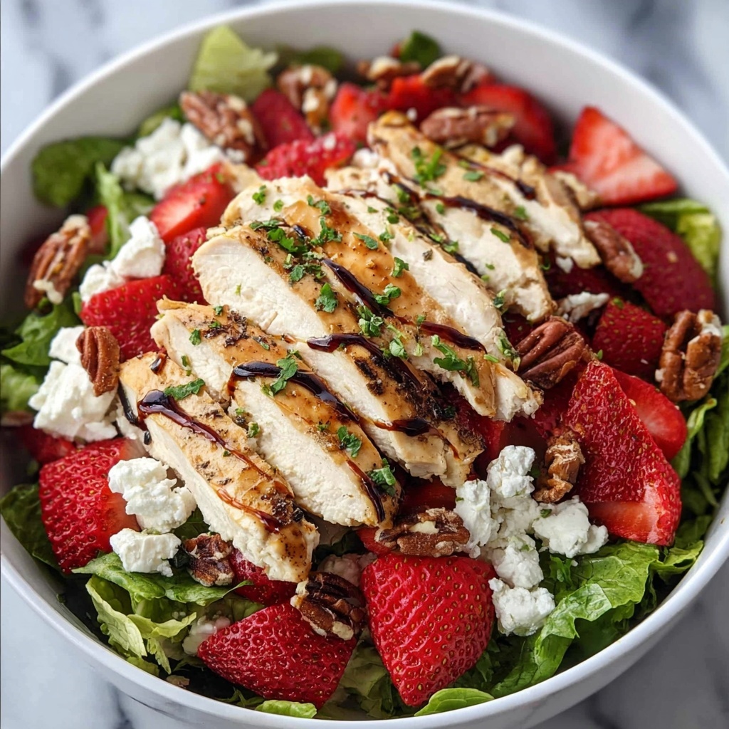Strawberry Chicken Salad Recipe - Recipe Image