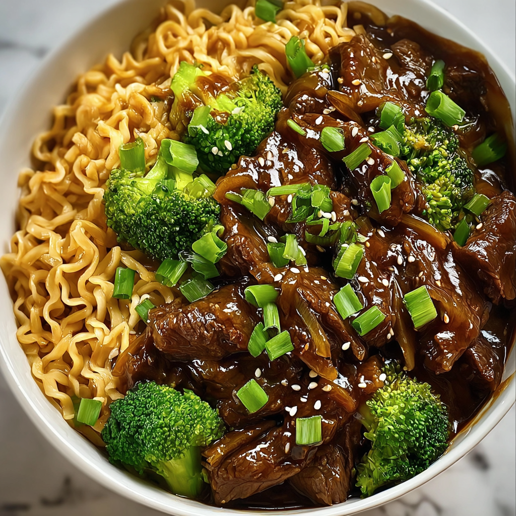 Sticky Beef Noodles Recipe - Recipe Image