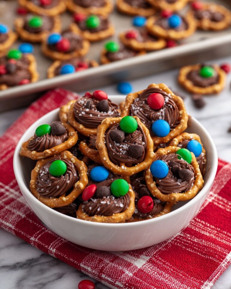 Rolo Pretzels with M&M Candies Recipe