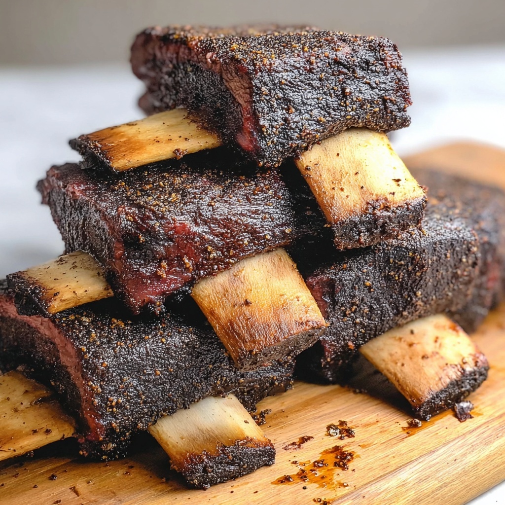 Smoked Beef Short Ribs Recipe - Recipe Image