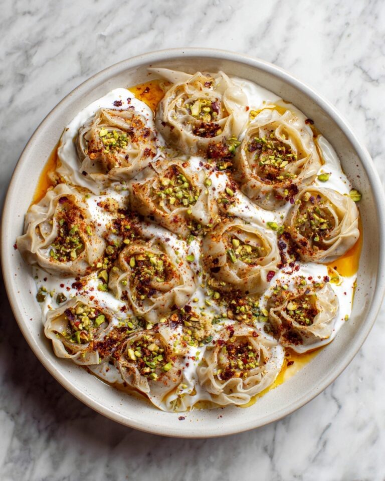 Turkish Dumplings with Garlicky Yogurt and Spiced Oil Recipe