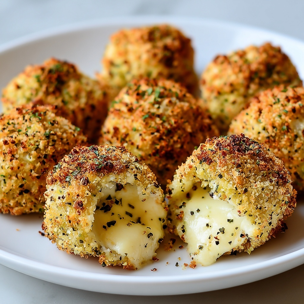 Baked Broccoli Cheese Balls Recipe - Recipe Image