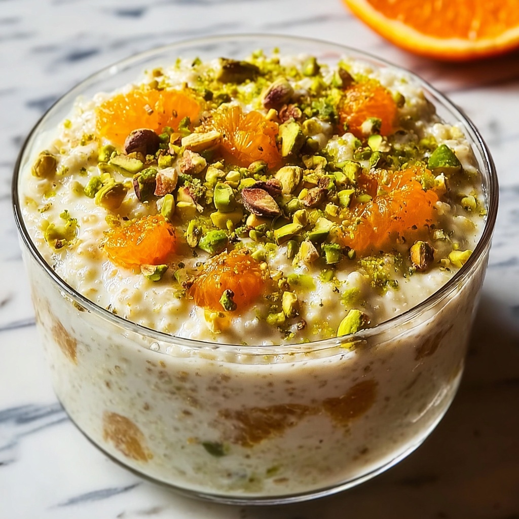Pistachio Orange Blossom Overnight Oats for a Flavor Boost Recipe - Recipe Image
