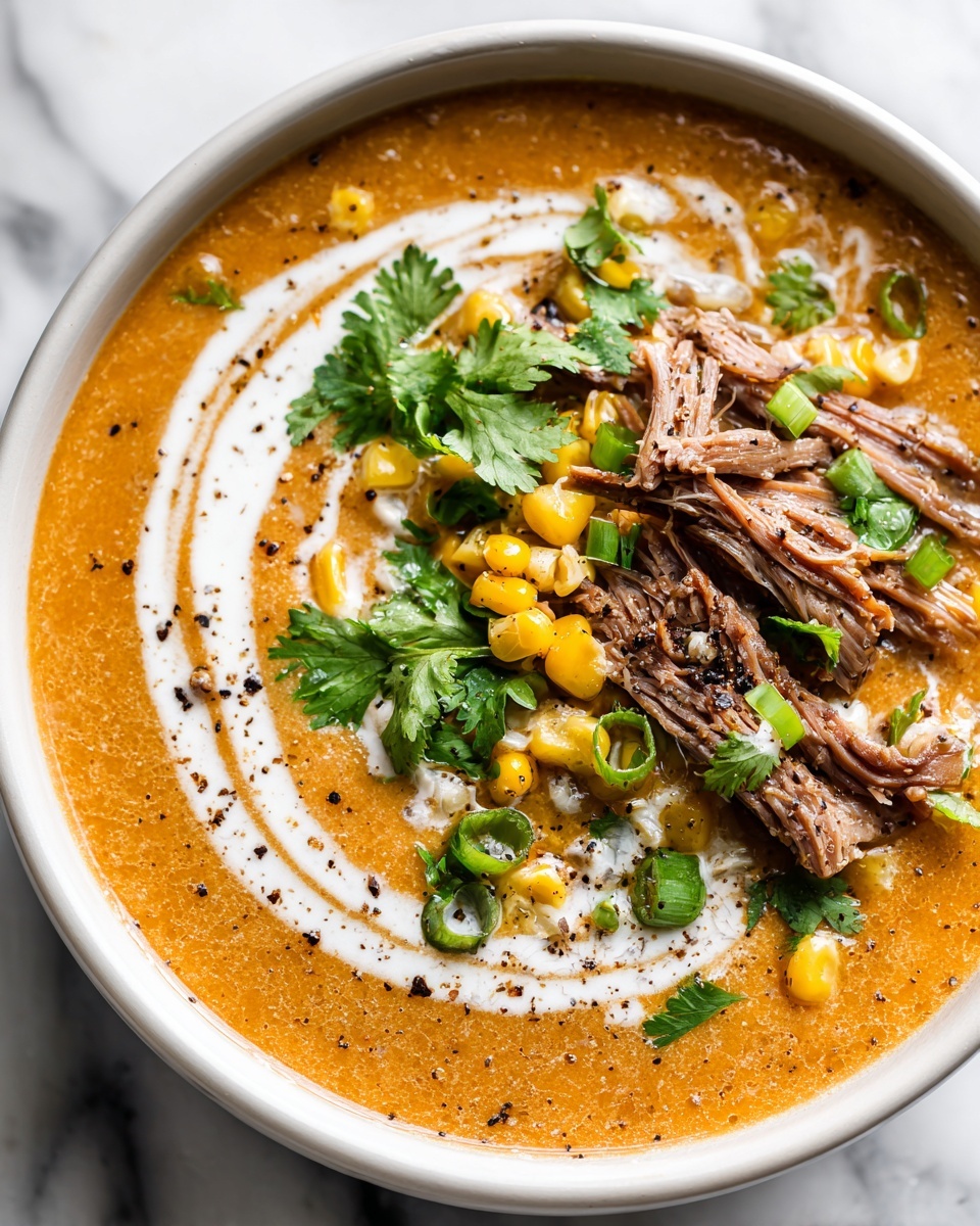 Creamy Chicken Enchilada Soup Recipe - Recipe Image