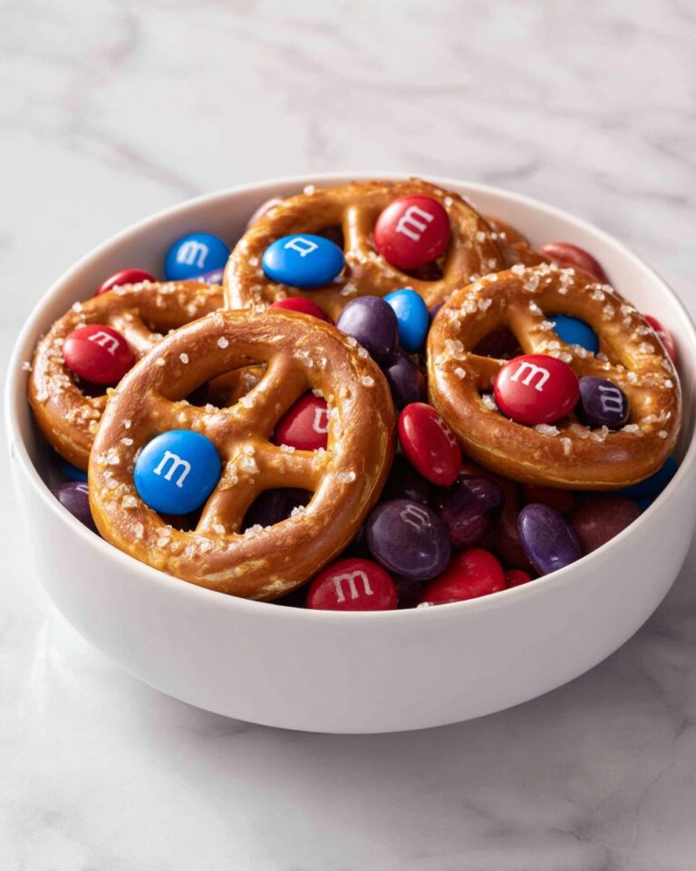 Rolo Pretzels with M&M Candies Recipe