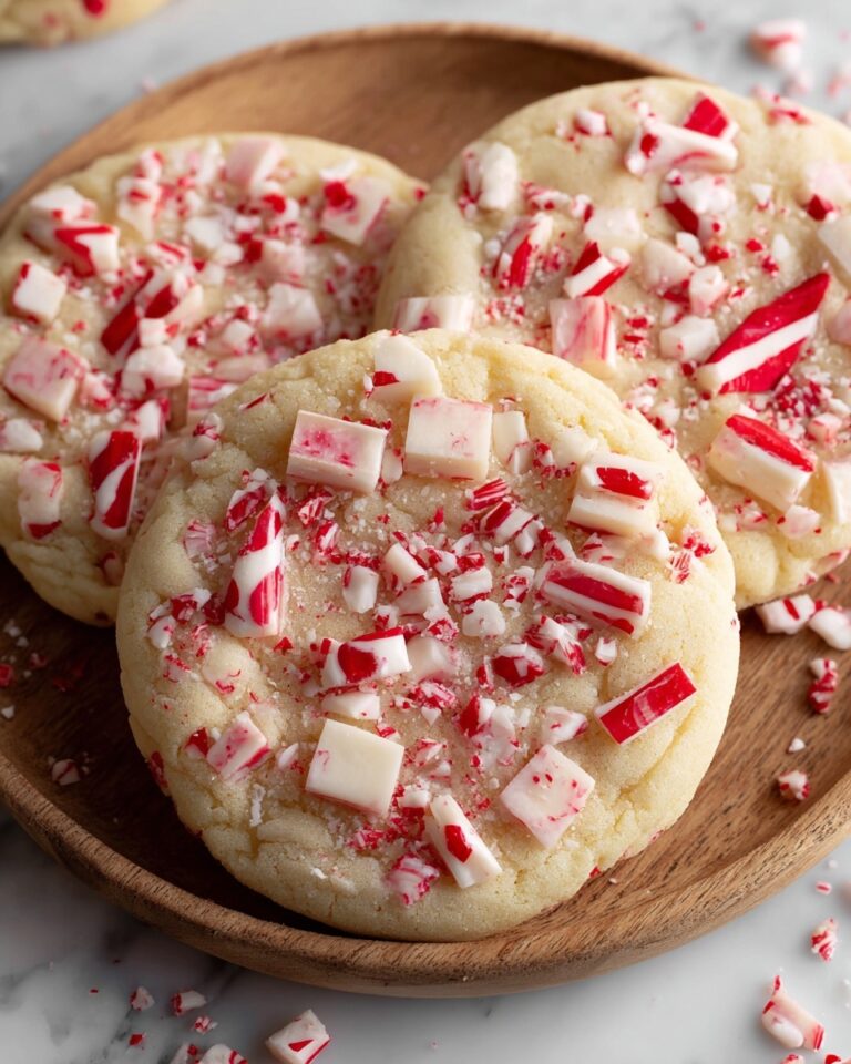 White Chocolate Candy Cane Cookies Recipe