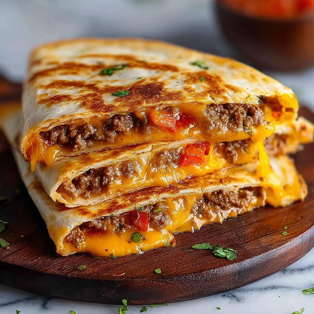 Quesadilla Burgers Recipe - Recipe Image