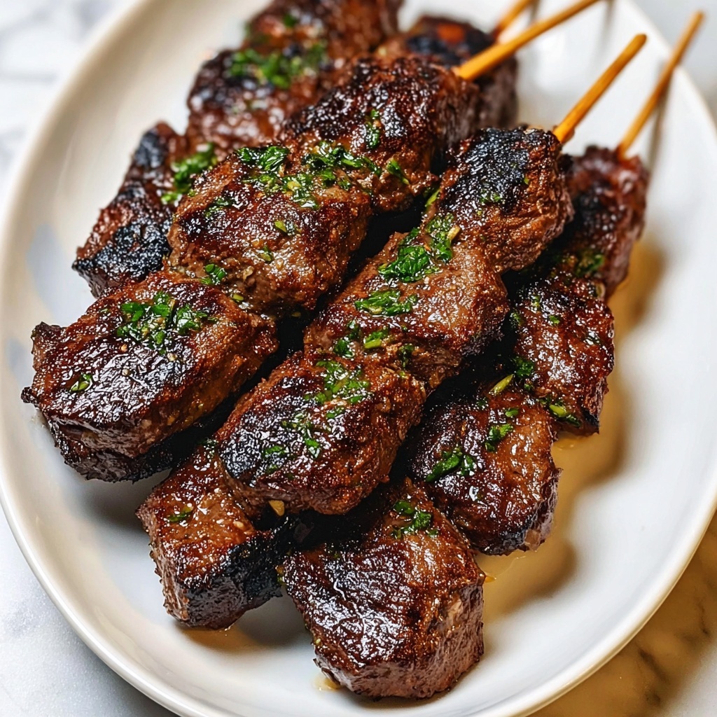Spiced Beef or Lamb Kofta Kebabs with Tzatziki, Hummus, and Greek Salad Recipe - Recipe Image