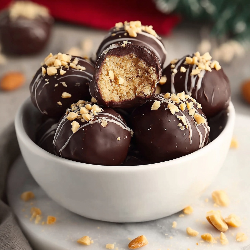 No-Bake Peanut Butter Balls Recipe - Recipe Image