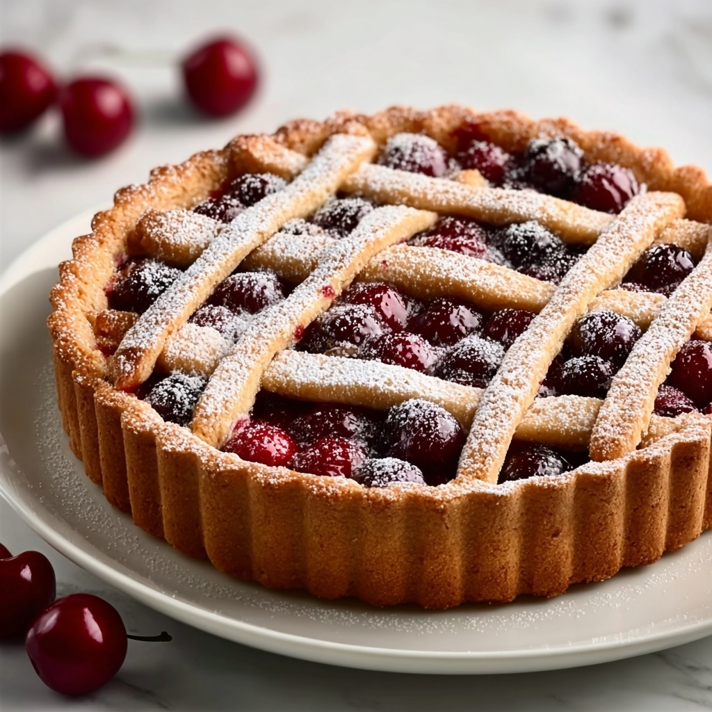 Cranberry Linzer Torte Recipe - Recipe Image