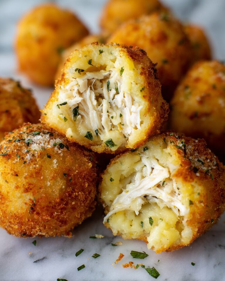 Crispy Potato Croquettes with Creamy Chicken Filling Recipe