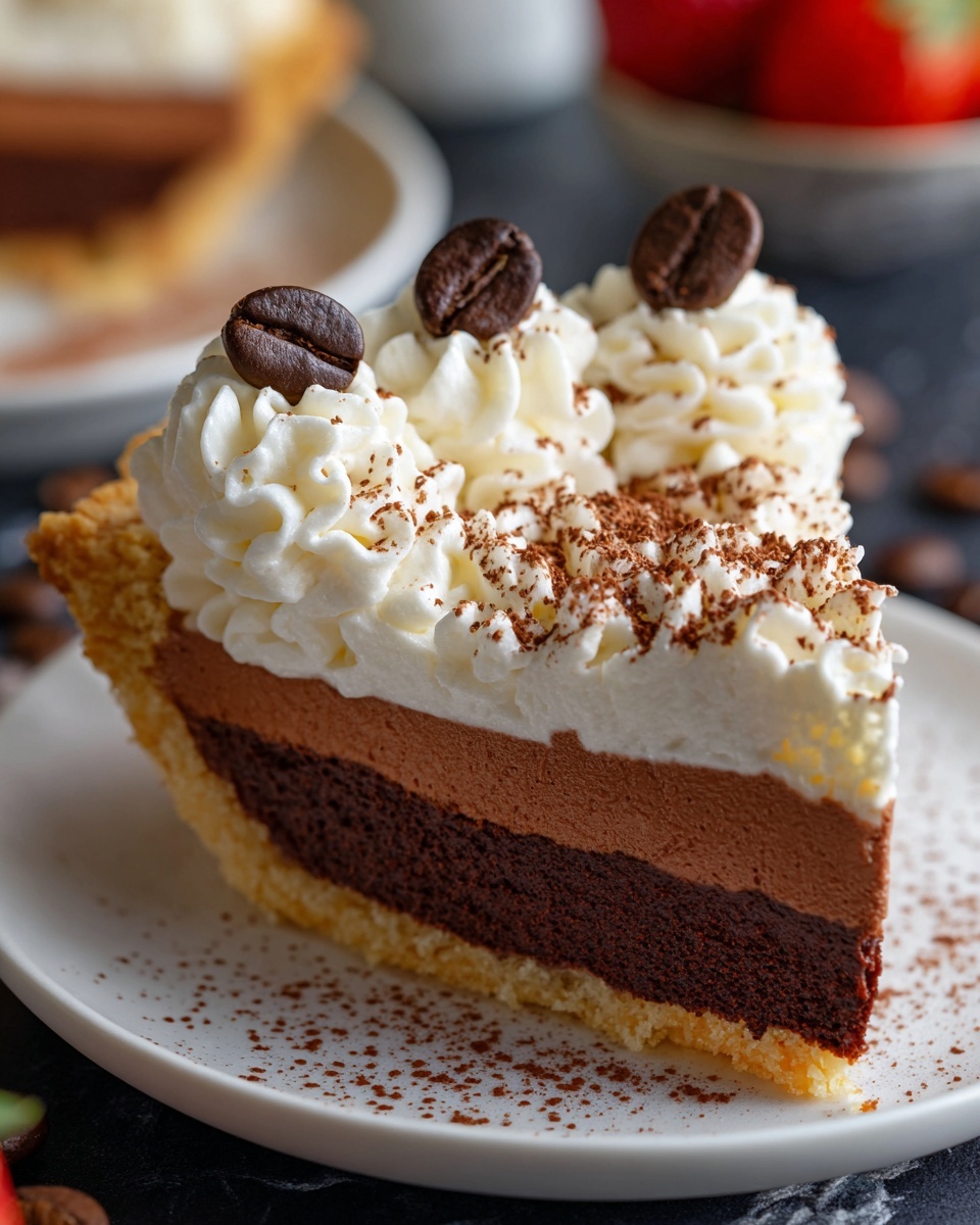 Dark Chocolate Tart with Espresso Whipped Cream Recipe - Recipe Image