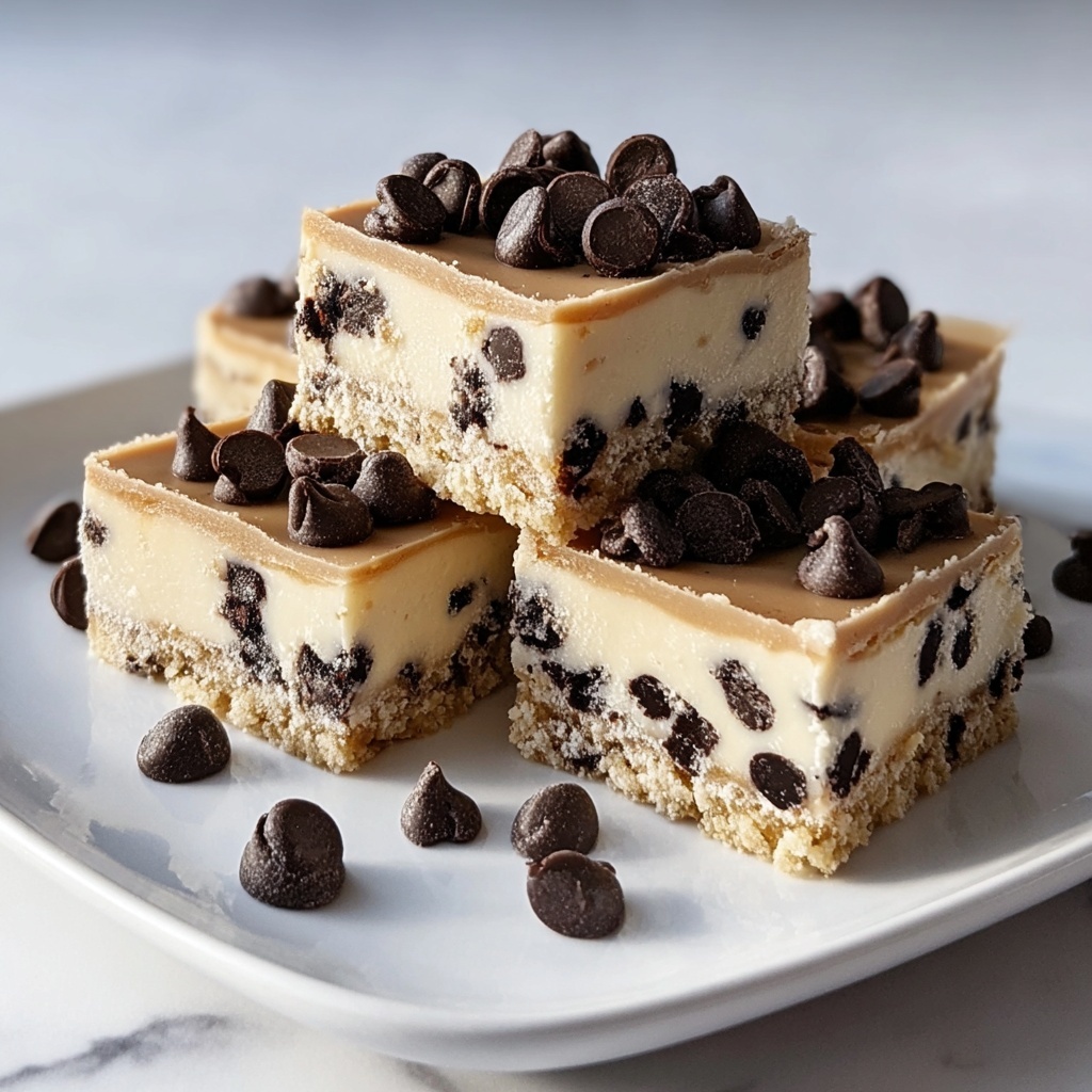 Chocolate Chip Cheesecake Bars Recipe - Recipe Image