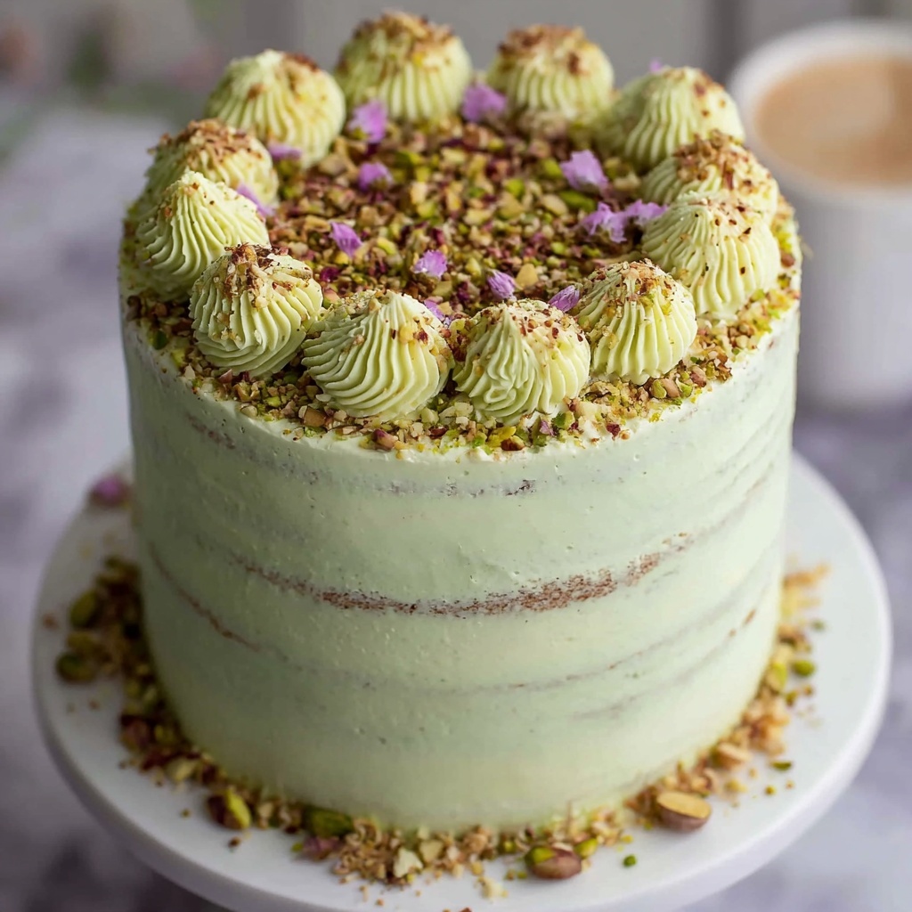 Vanilla Bean Pistachio Cake Recipe - Recipe Image