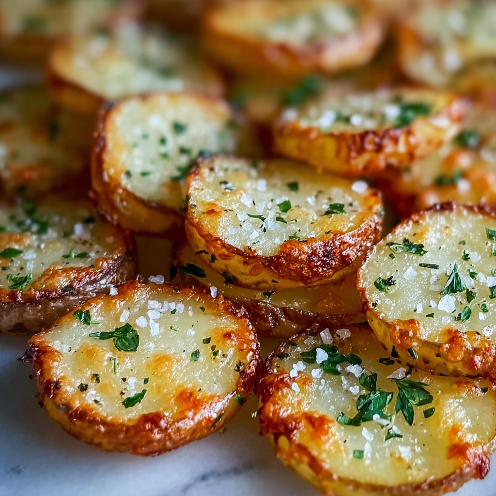 Mini Baked Parmesan Potato Rounds Recipe - Recipe Image
