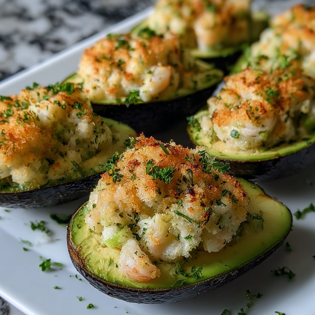 Crab Stuffed Avocados Recipe - Recipe Image