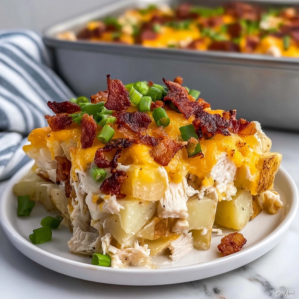 Loaded Potato Ranch Chicken Casserole Recipe - Recipe Image