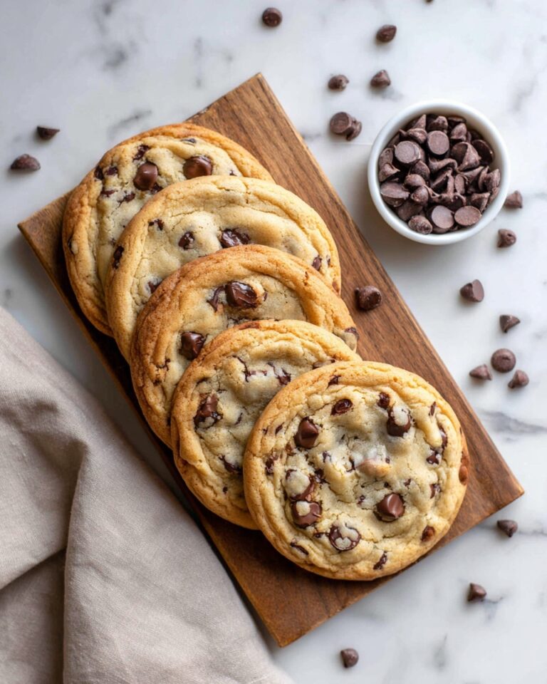 Thick Chocolate Chip Cookies Recipe