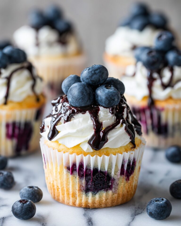 White Chocolate Blueberry Cheesecake Cupcakes Recipe