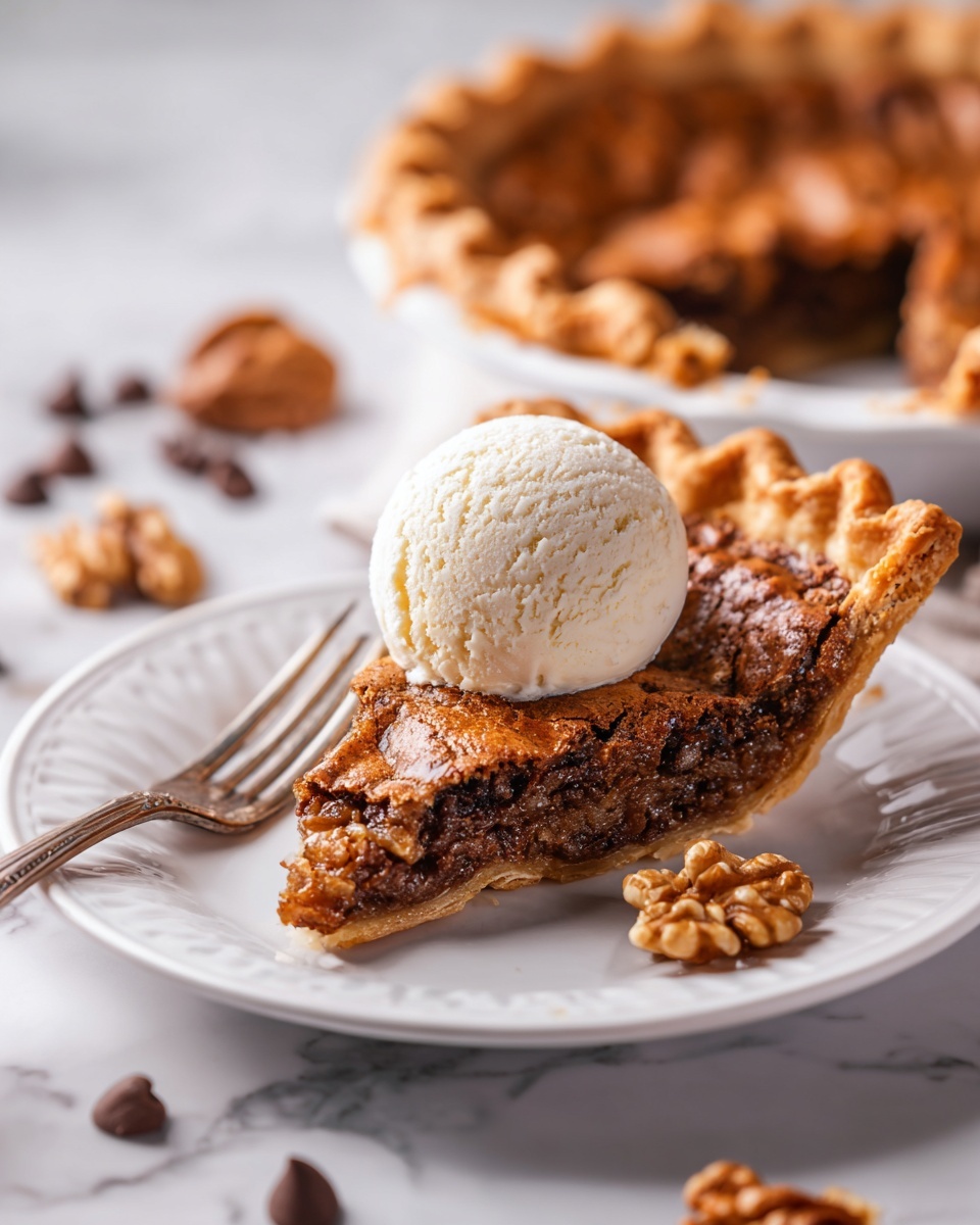 Chocolate Chip Cookie Pie Recipe - Recipe Image